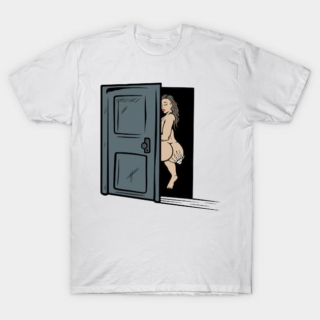 Nude sex woman T-Shirt by gggraphicdesignnn